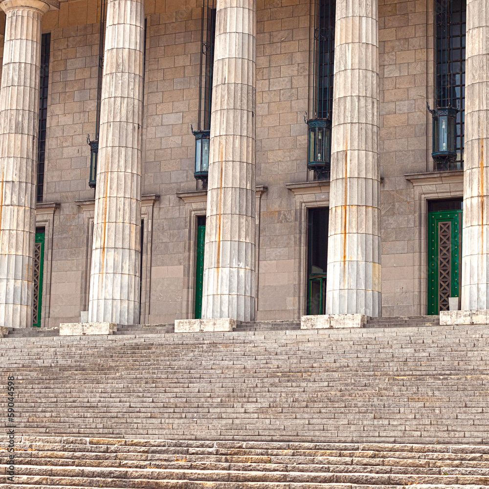 historic building in the Greek style columns historic building in the Greek style columns