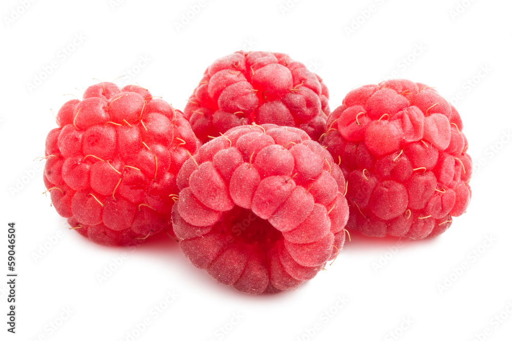 Fresh raspberries