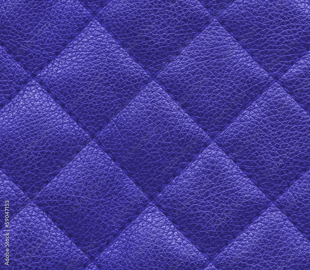 Fototapeta premium plaid blue leather texture,stitch
