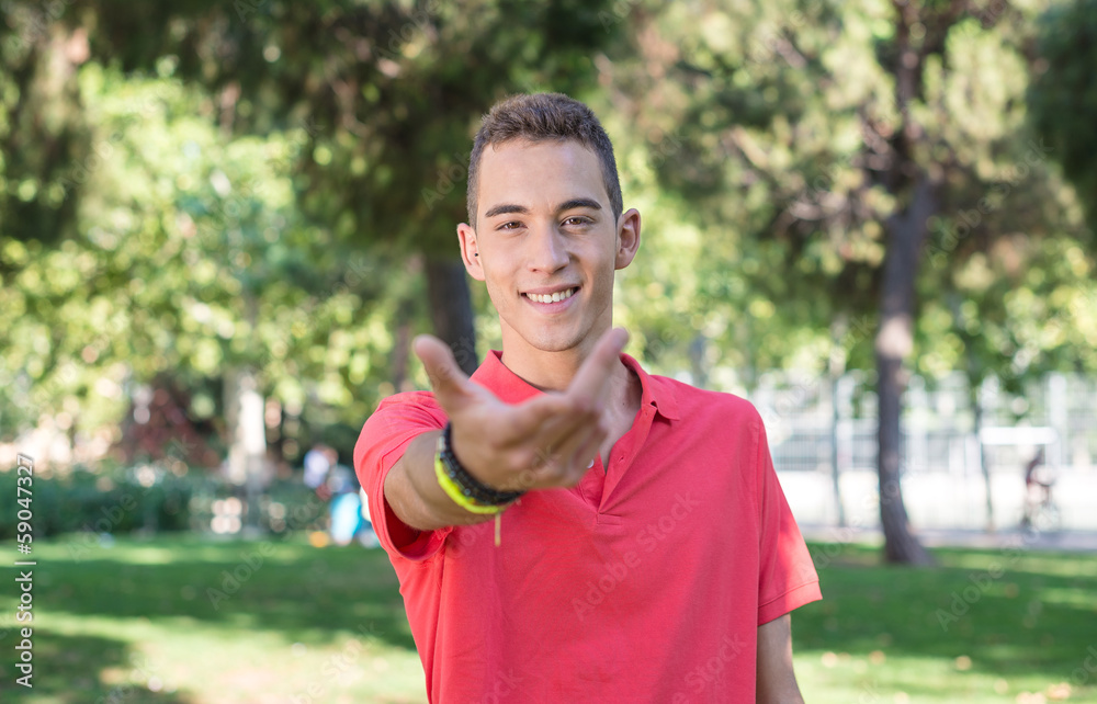 Smiling young man Smiling young man