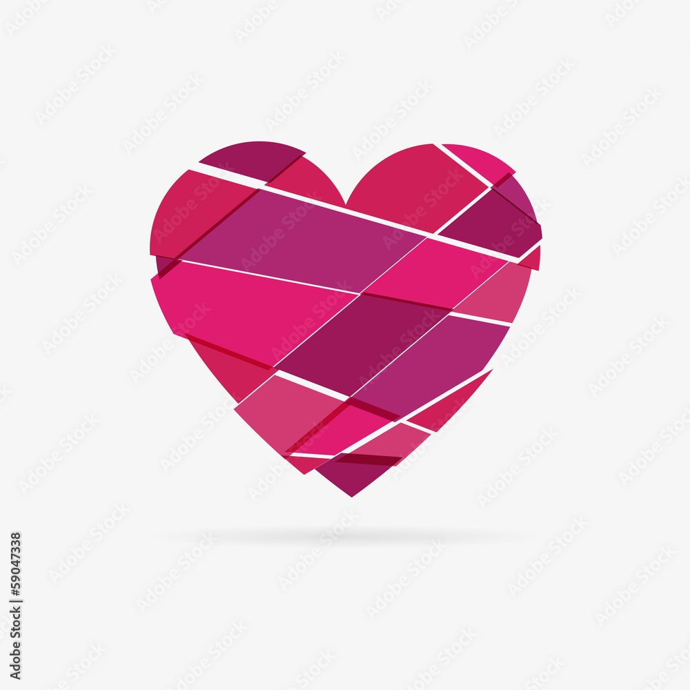 Vector shattered heart Vector shattered heart