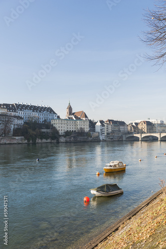 Basel, Altstadt, Rheinufer, Rhein, Schweiz