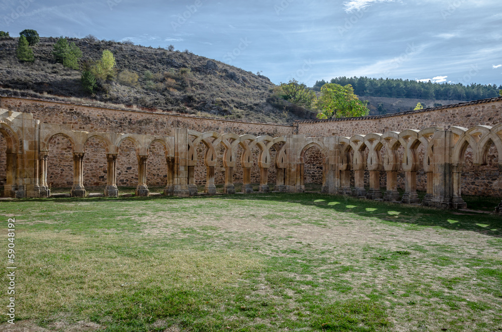 Cloister monastery in Spain
