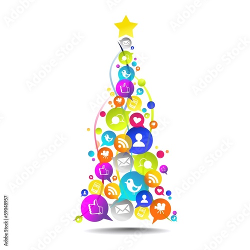 SOCIAL MEDIA - ARBOL DE NAVIDAD