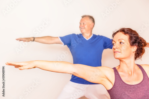 Yoga Man and Woman