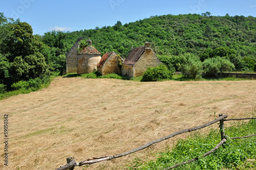 landscape of Sainte Mondane in Perigord photo