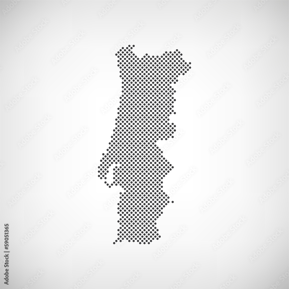 Portugal Karte Punkte