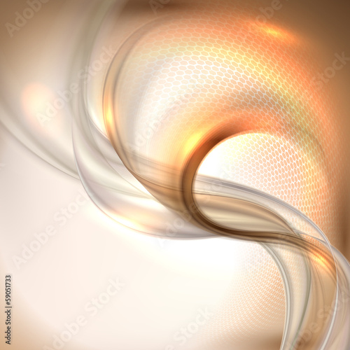Abstract brown waving background