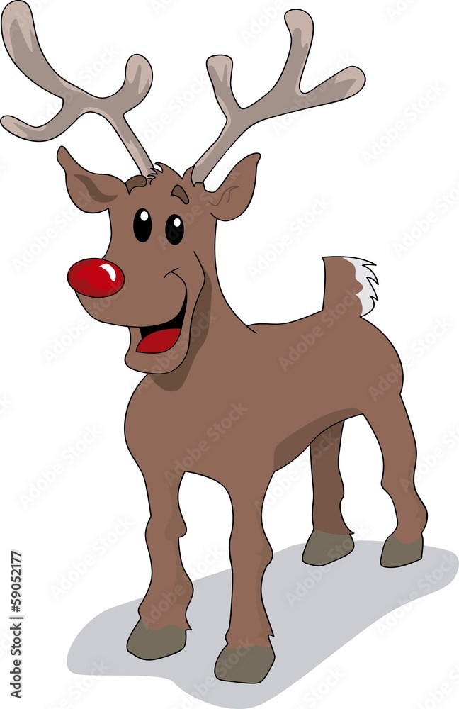 Fototapeta premium Happy Reindeer