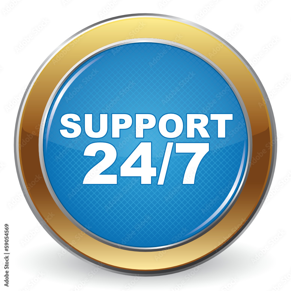 SUPPORT 24 7 ICON