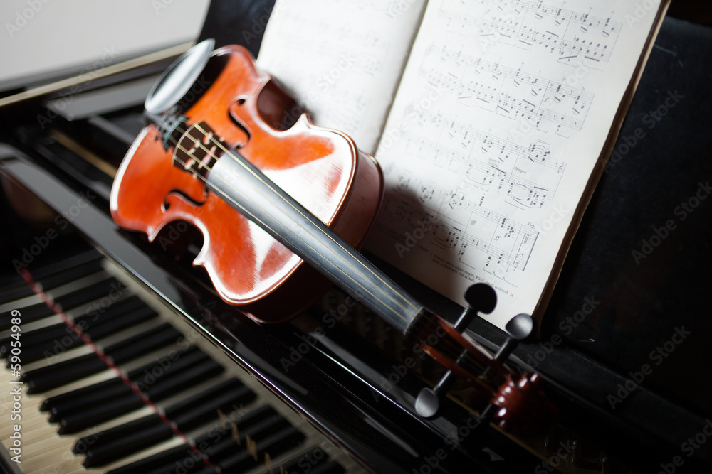 Fototapeta premium Classical music concept