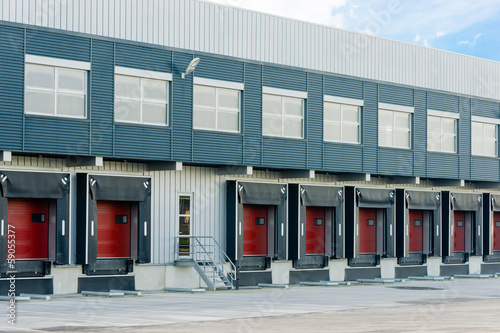 large logistic warehouse