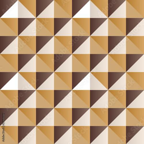 Abstract yellow triangles