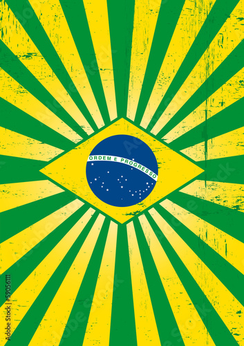 Brazilian sunbeams poster.