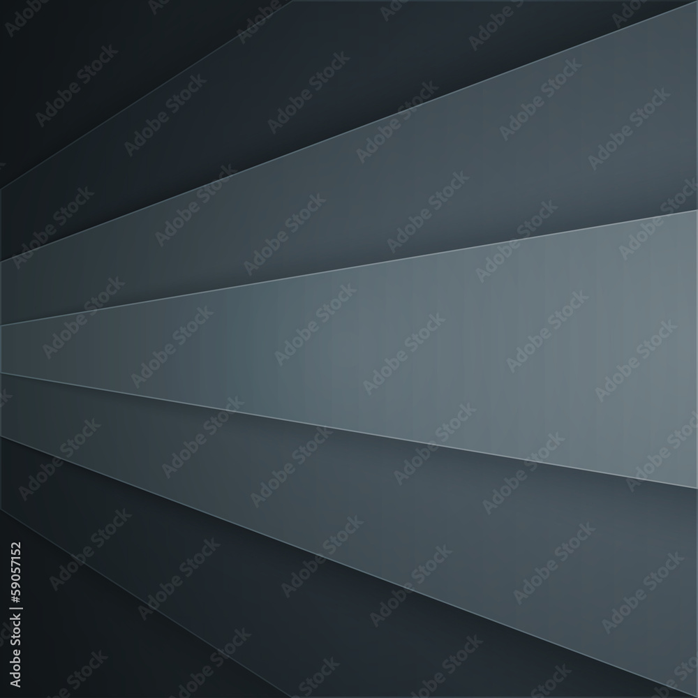 Abstract background with dark grey paper layers Abstract background with dark grey paper layers