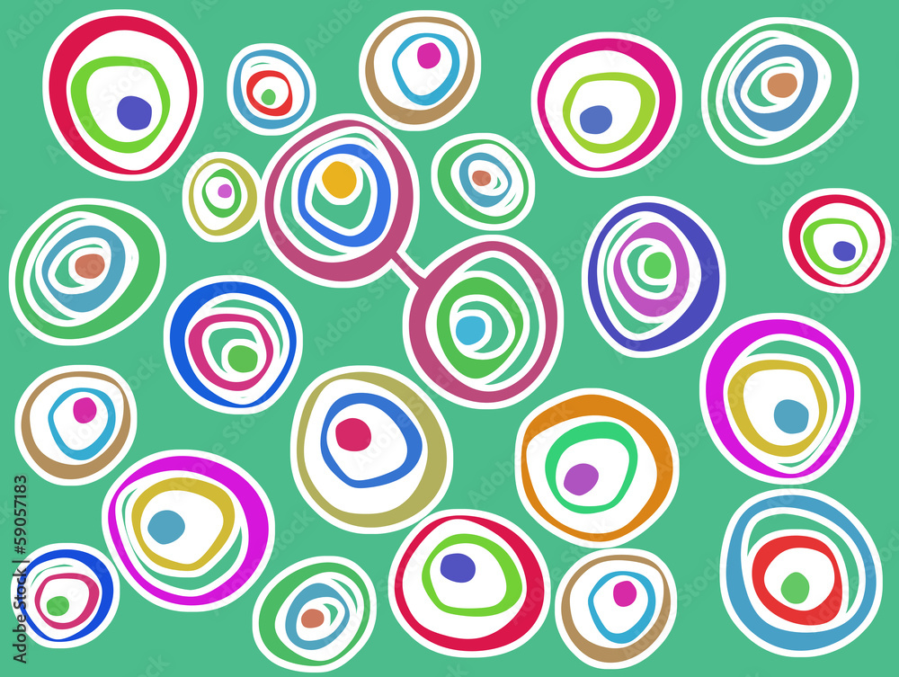Colored abstract pattern