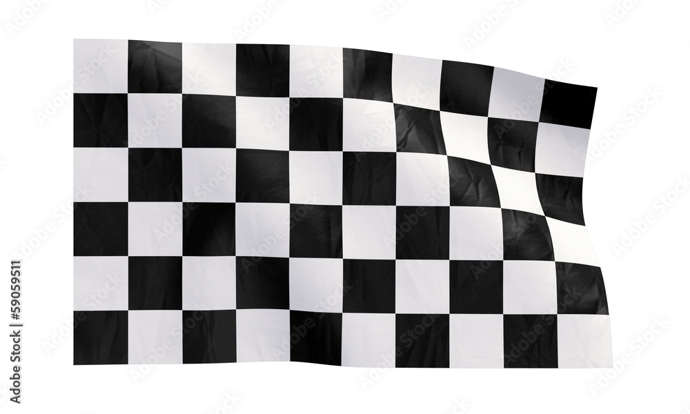 Start- Ziel- Flagge Stock-Illustration | Adobe Stock