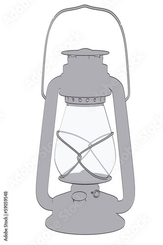 cartoon image of classic lantern