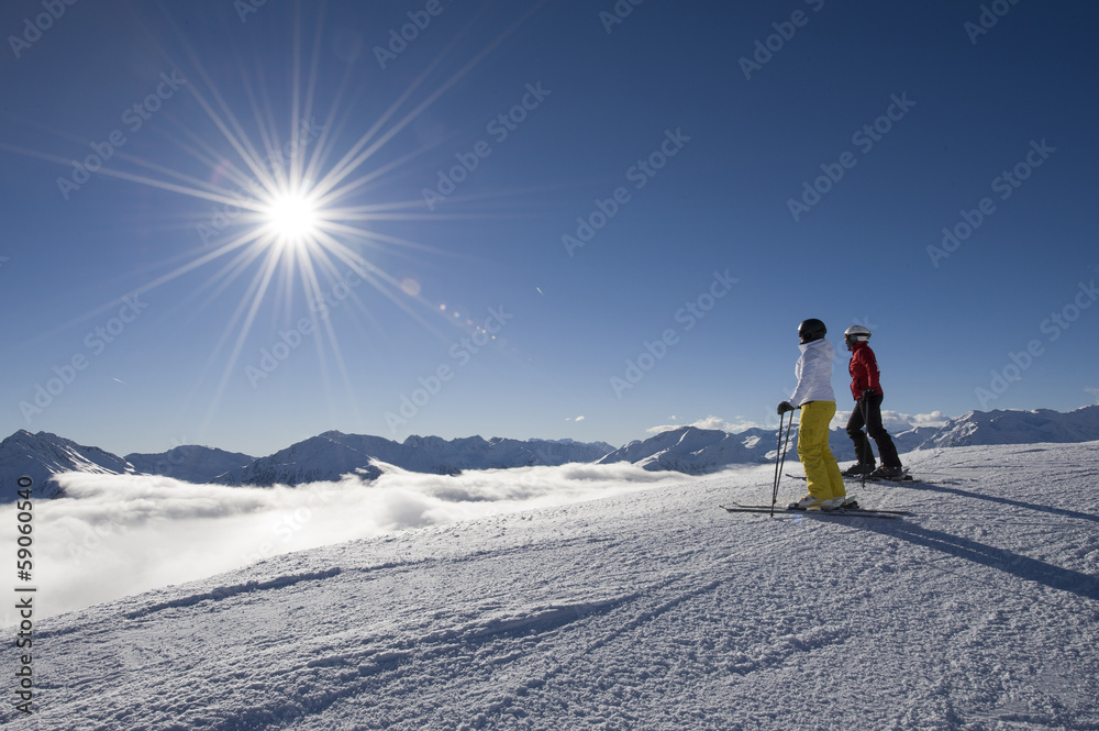 skiing freerider