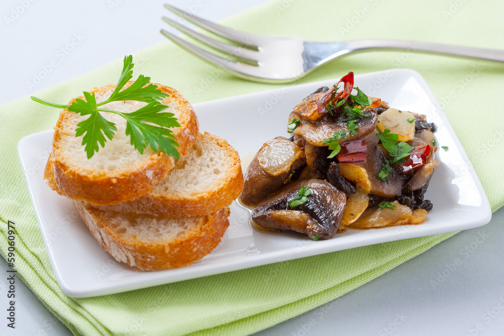 Mushroom appetizer