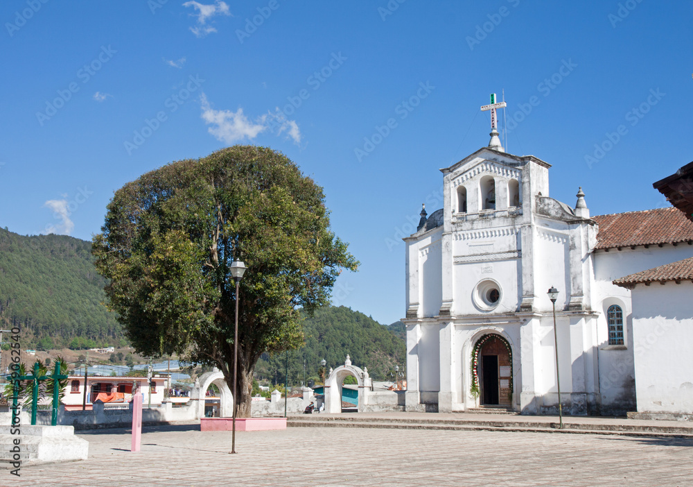 Zinacantan church, Chiapas, Mexico