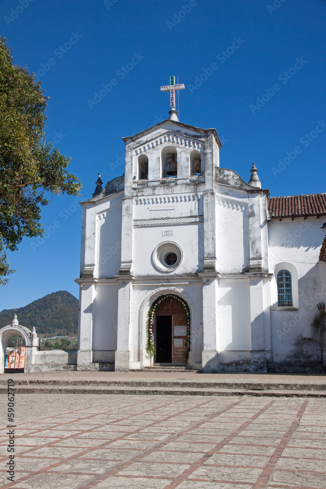 Zinacantan church, Chiapas, Mexico