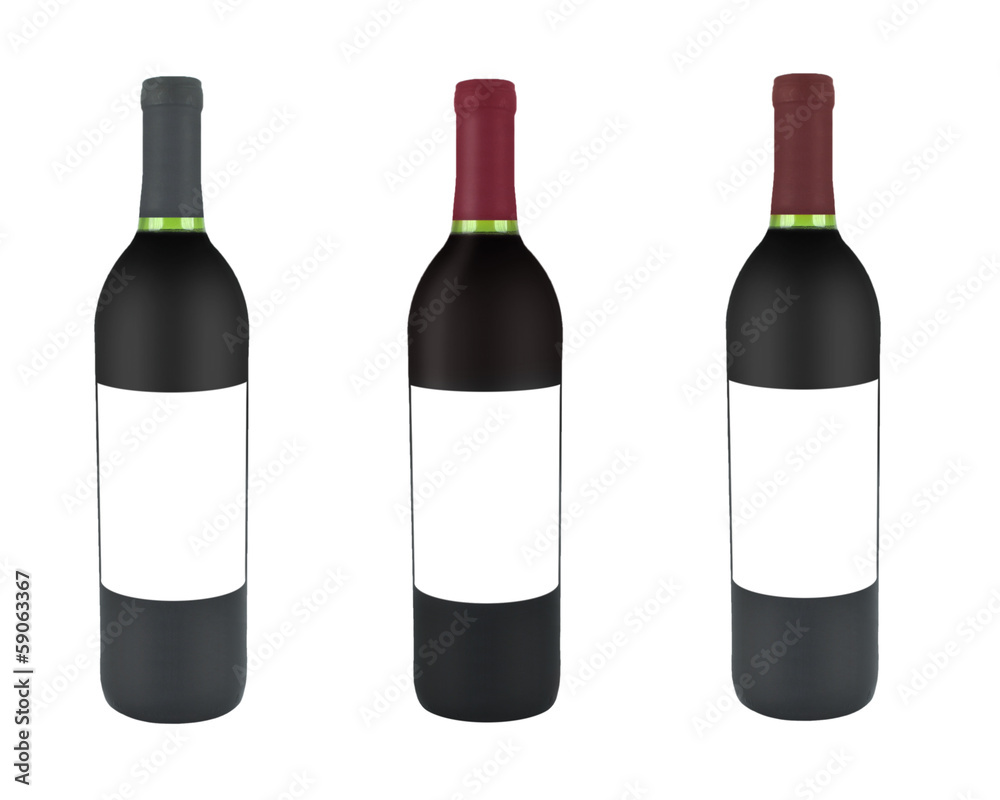 red wine with a label red wine with a label