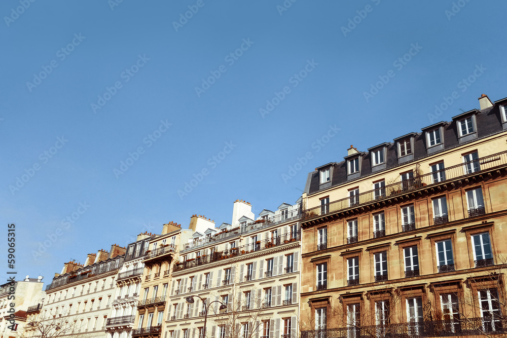 antique city building in paris
