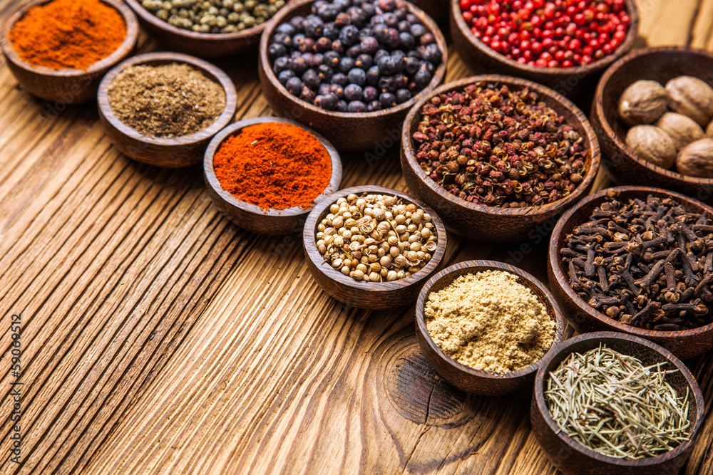 A selection of spices