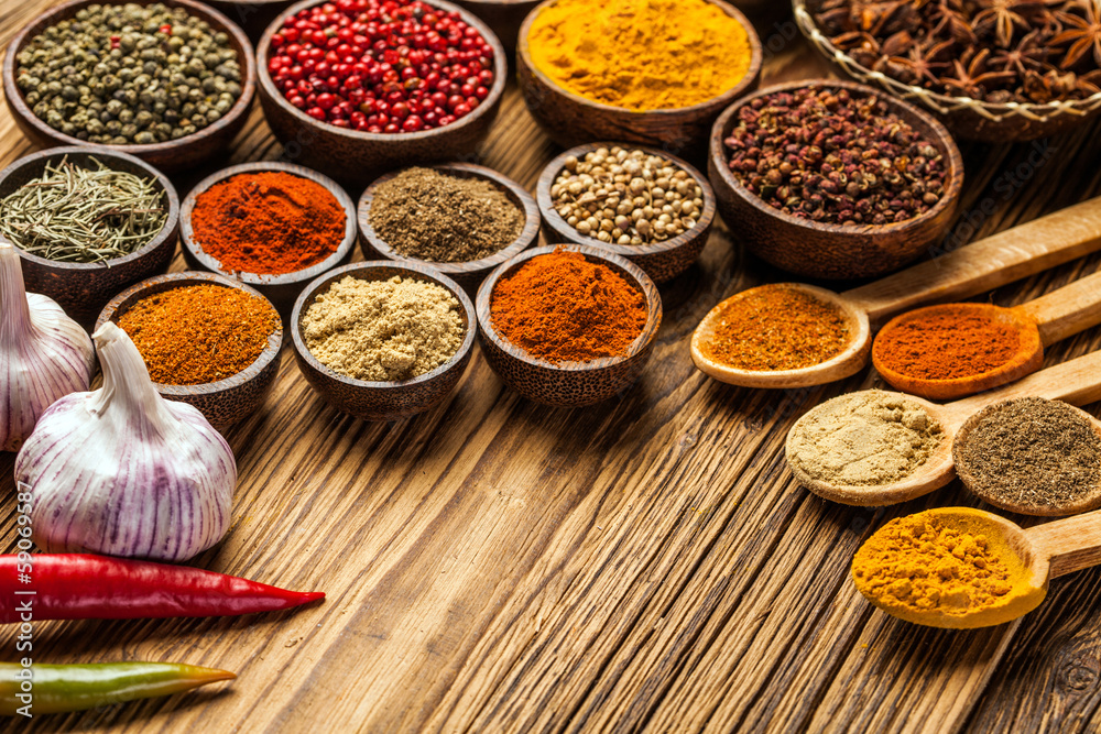 A selection of spices A selection of spices
