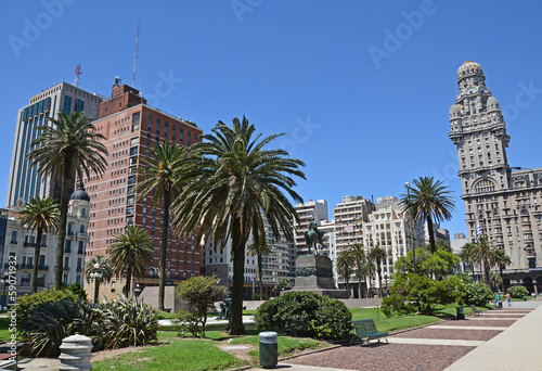 Obraz na płótnie Montevideo, Plaza Independencia