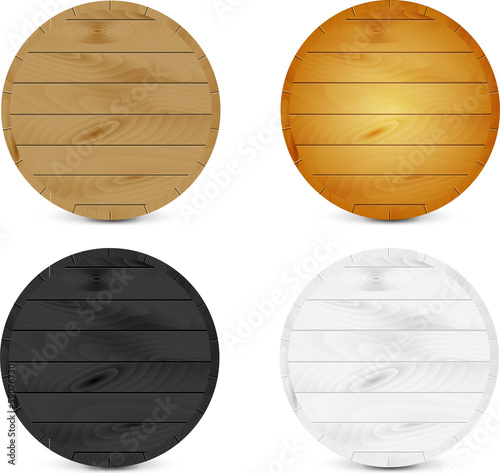 Wooden labels photo