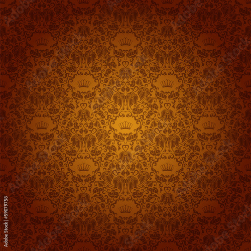 damask seamless floral pattern