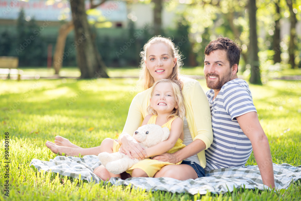 Fototapeta premium Family’s portrait