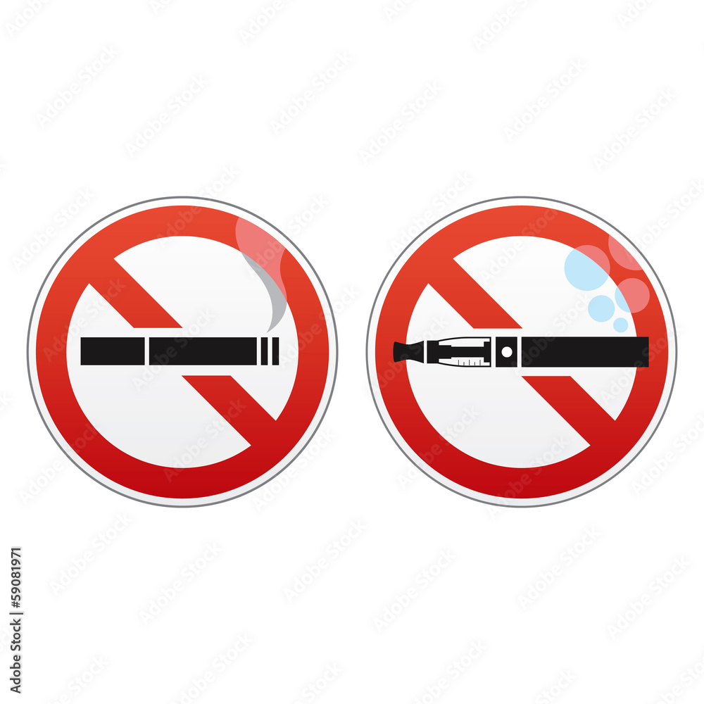 Cigarette et E-cigarette Interdites