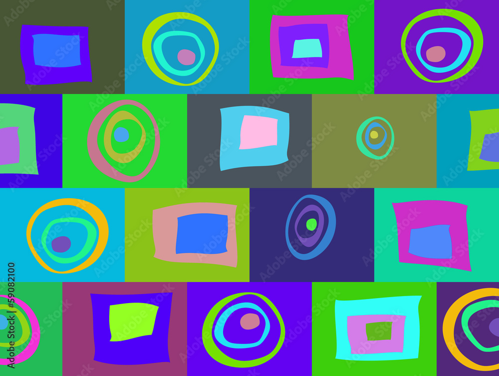 Colored abstract pattern of elements background Colored abstract pattern of elements background