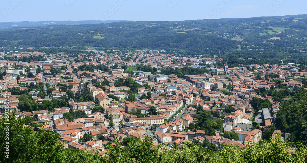 Mazamet (France), panoramic view