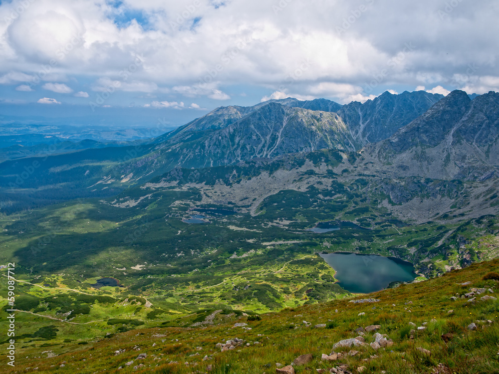 Fototapeta premium The Valley of the Gasienicowa in the High Tatras, Poland.
