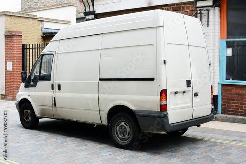 Sticker Courier Van