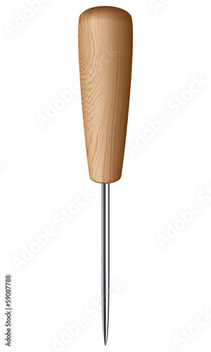 Awl. Vector illustration