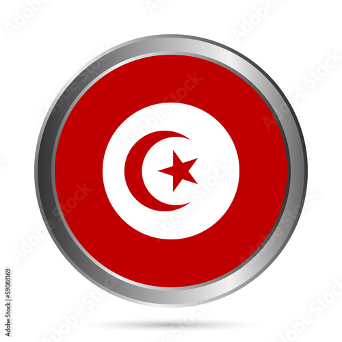Free Download Tunisia flag button. - GFXLoad