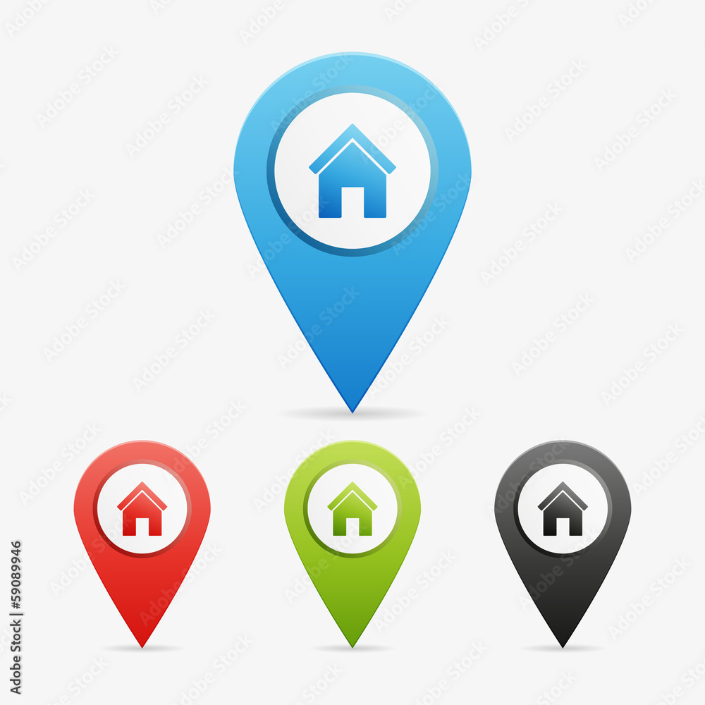 Vector home pointers Vector home pointers