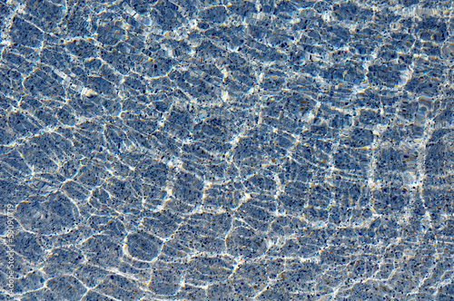 Принти на полотні Sun reflection on the water in swimming pool