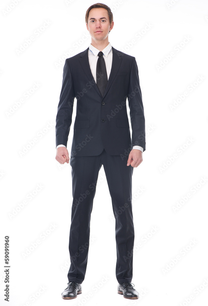 Full body portrait of a businessman Full body portrait of a businessman
