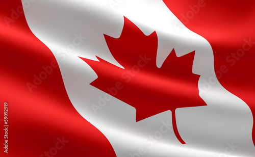 Canadian flag photo