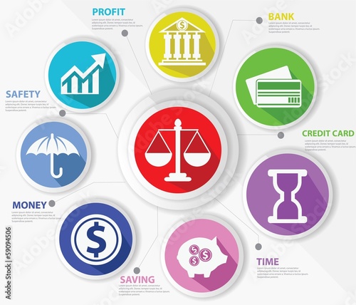 Business,Law and finance concept,Abstract,Colorful version