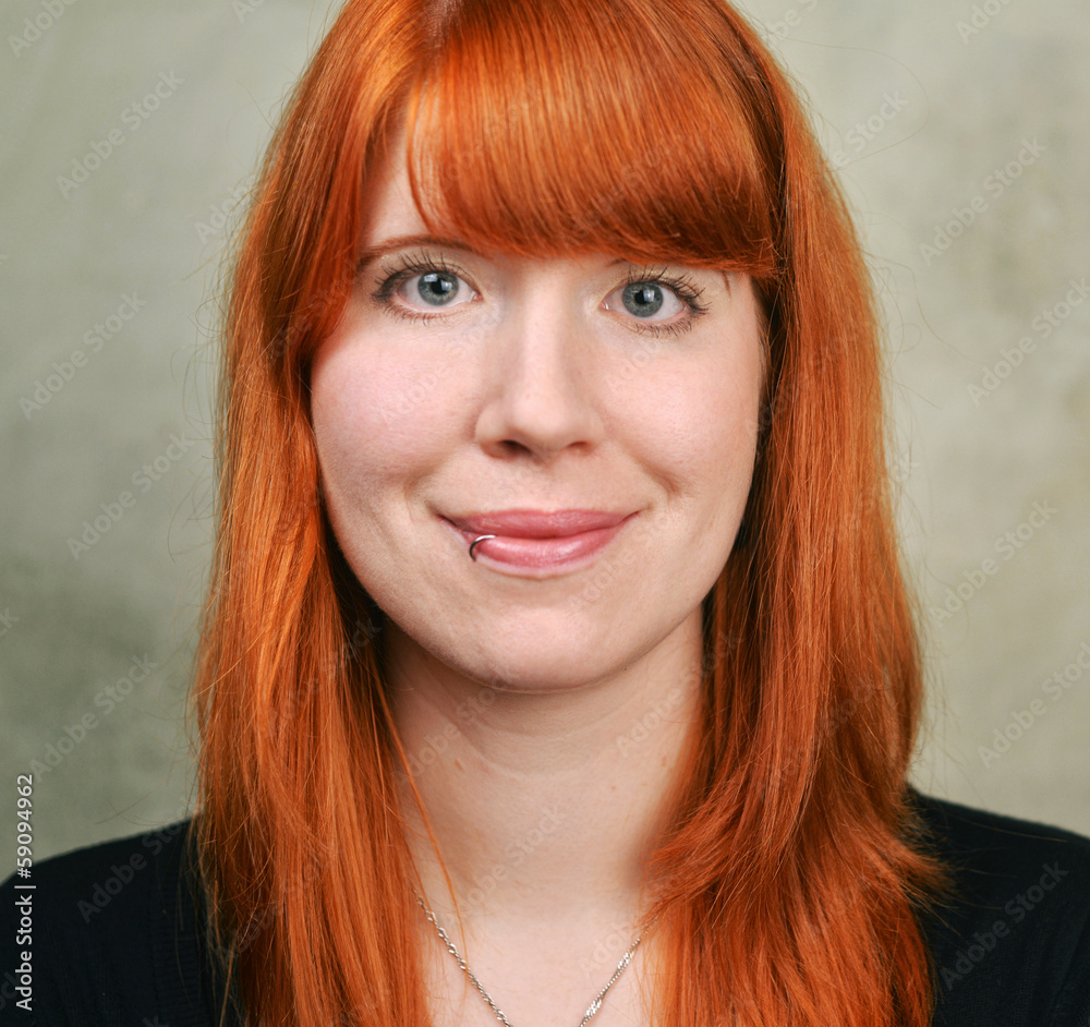 Fototapeta premium Redhair Woman Portrait