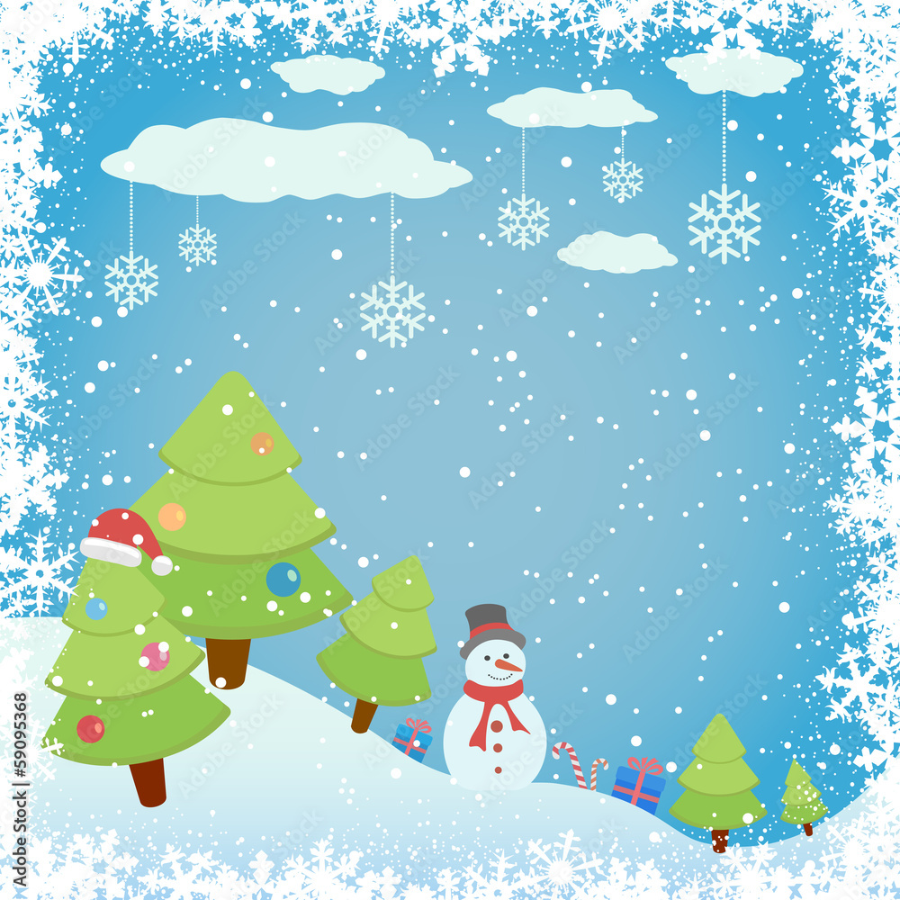 Winter background Winter background