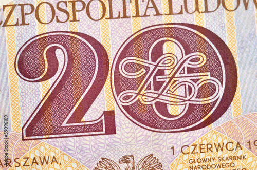 Polish old banknotes
