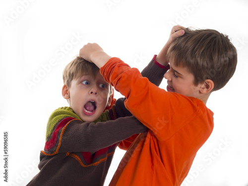 boys fighting